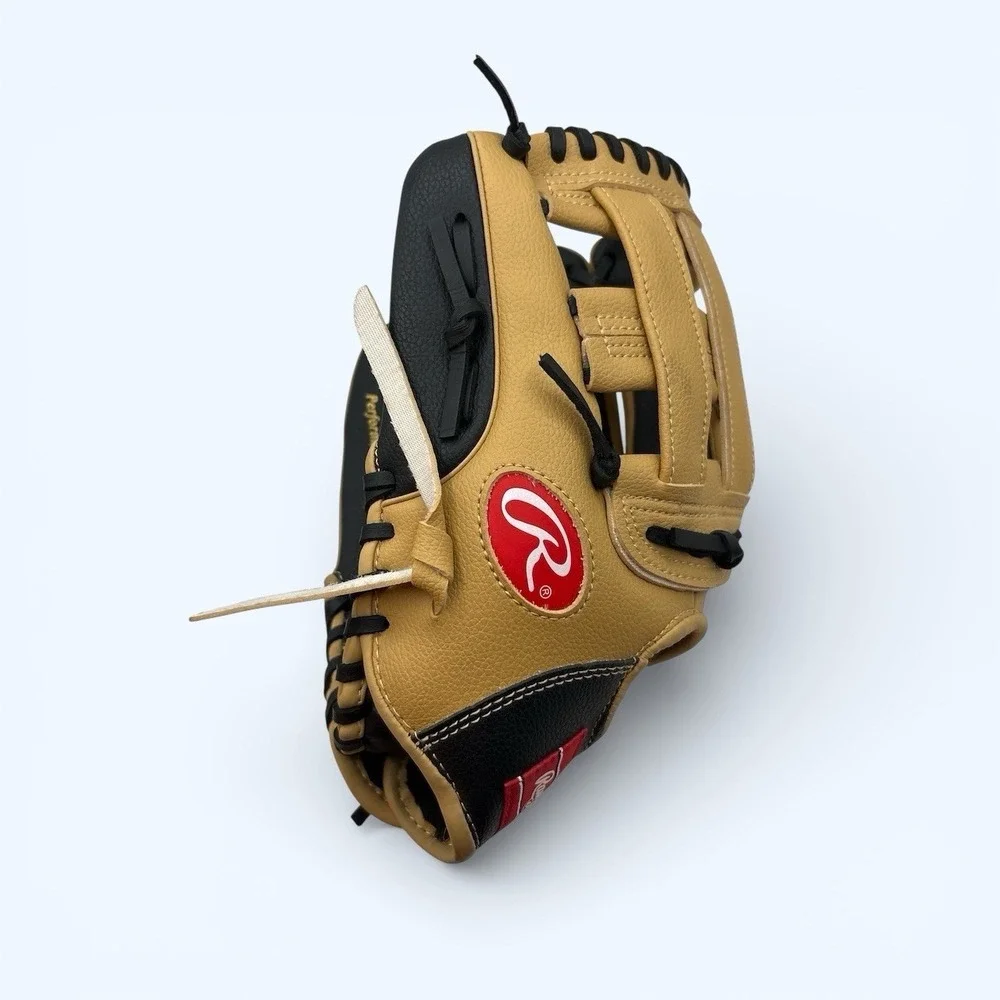 Rawlings Players Series PL115BC Reg RH Youth Tball Baseball Glove Camel/Black